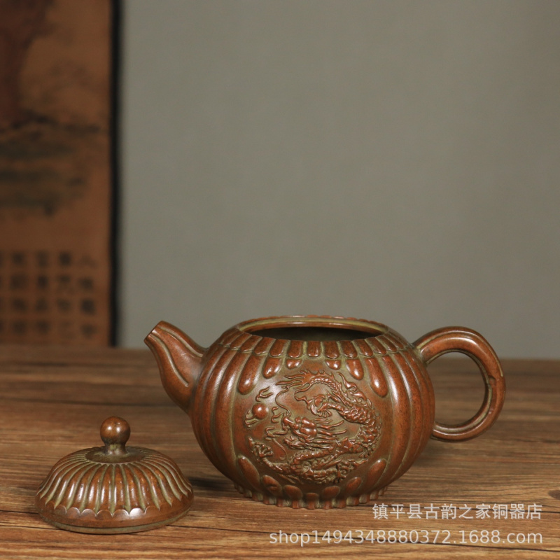 Office Furniture Phoenix - Bouilloire en cuivre pur Dragon et