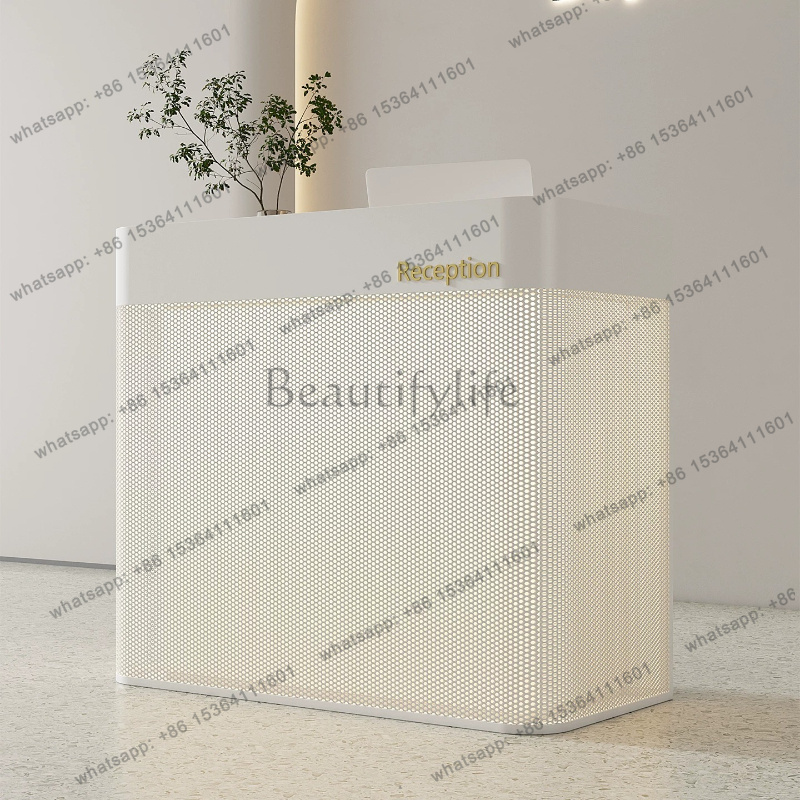 Office Furniture Store - Bureaux de réception beiges YJ Business,