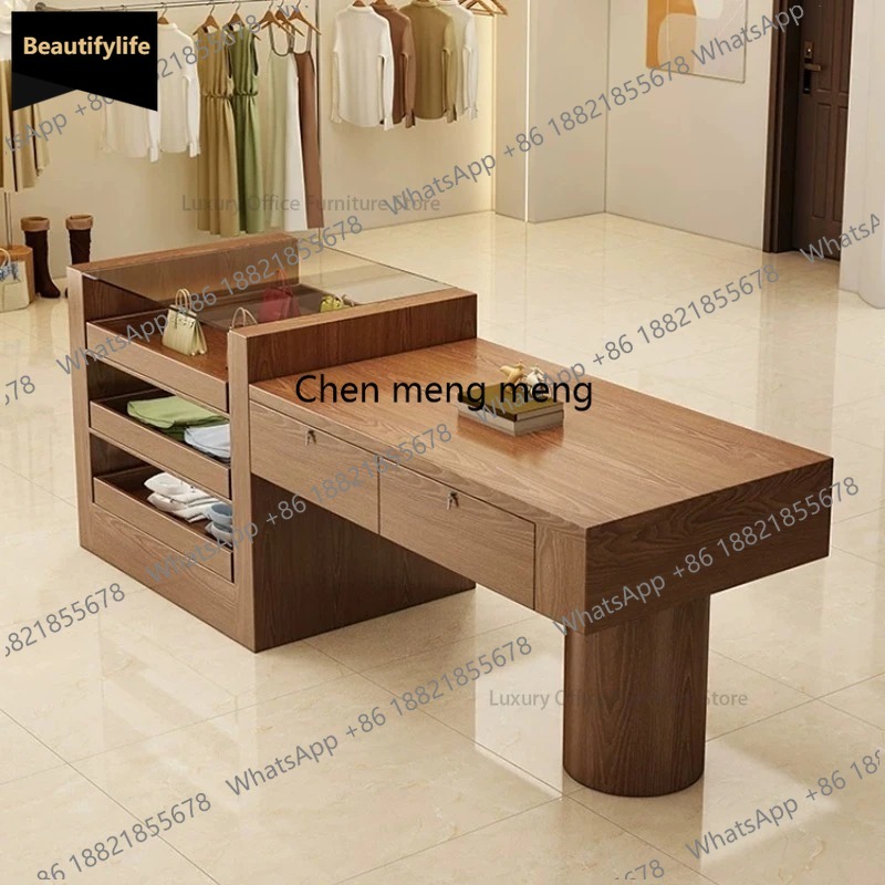 Office Furniture Store - Comptoir d'exposition D80 moderne et minimaliste,