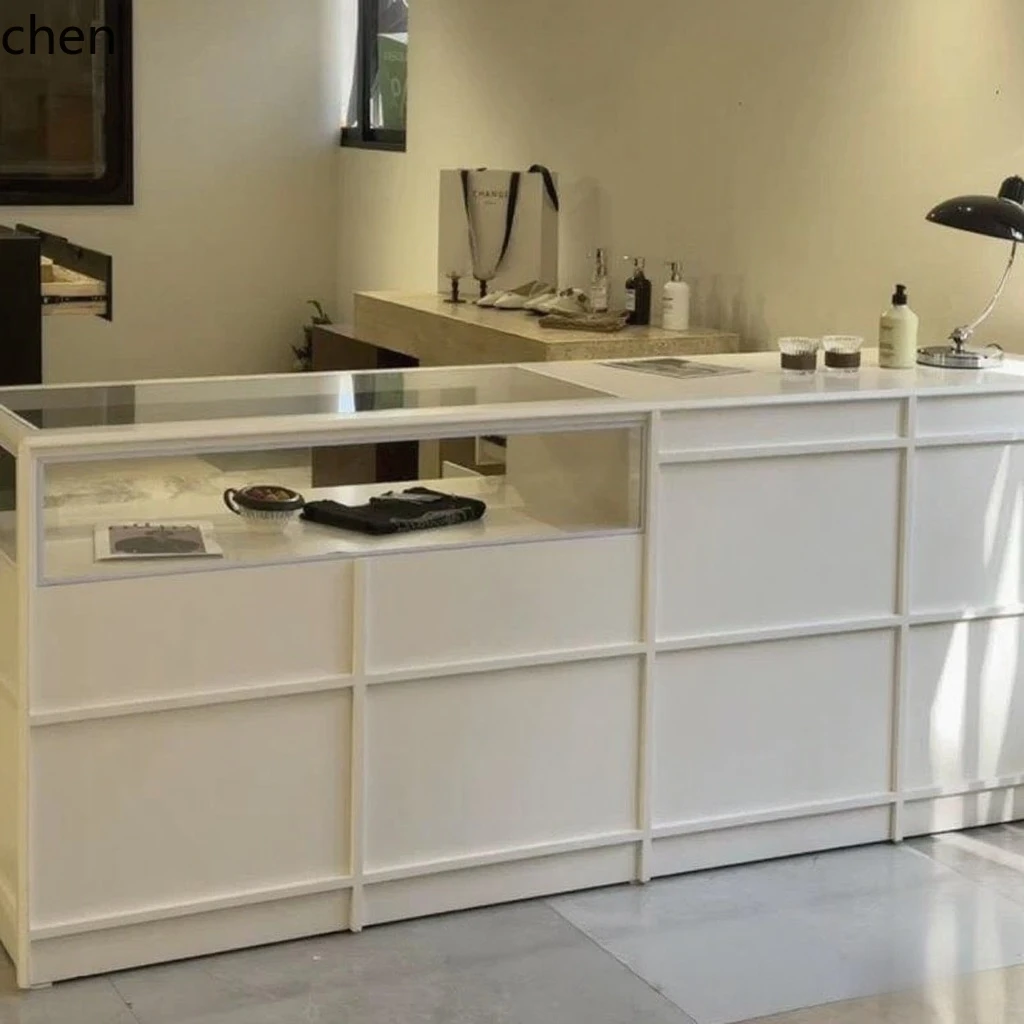 Comptoir d'îlot en verre laqué - Office Furniture Store avis et prix