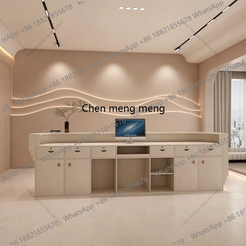 Comptoir de caisse style crème - Office Furniture Store avis et prix