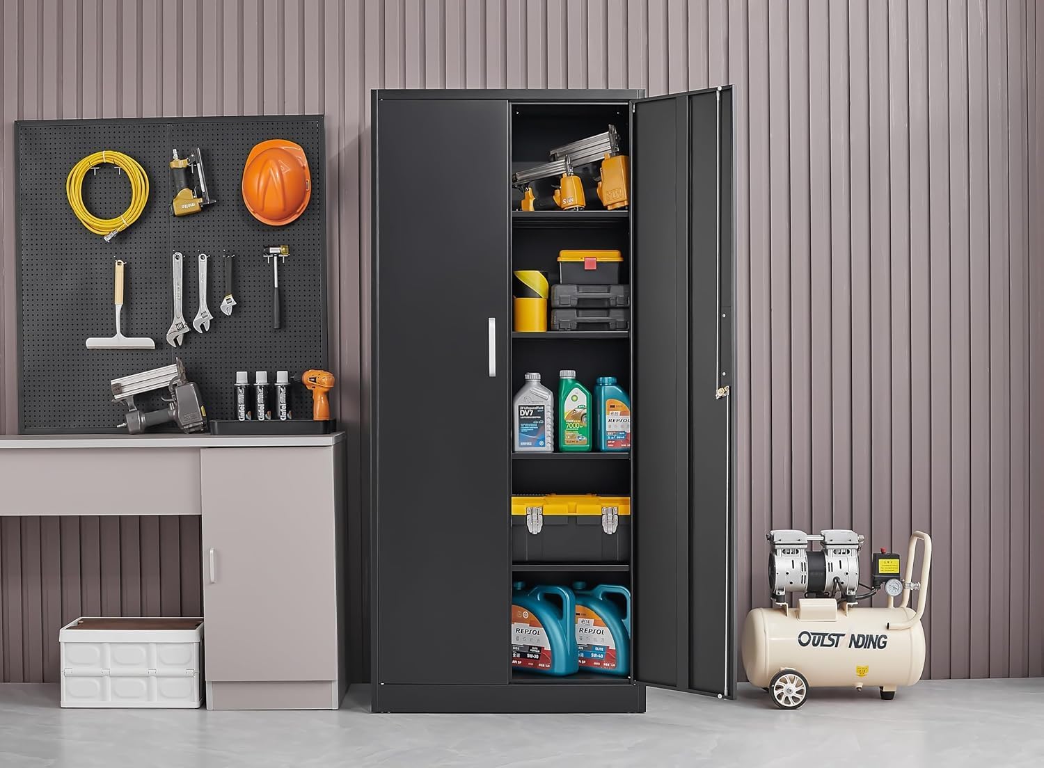 Armoire de rangement en métal  - Office Storage Cabinet avis et prix