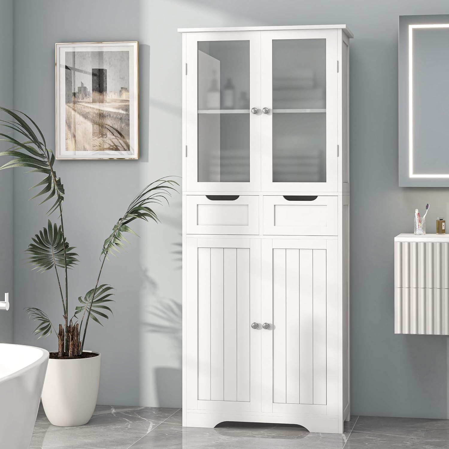 Armoire de rangement haute pou - Office Storage Cabinet avis et prix